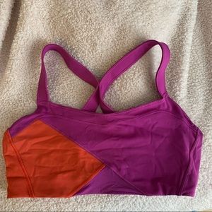 Lululemon color block sports bra